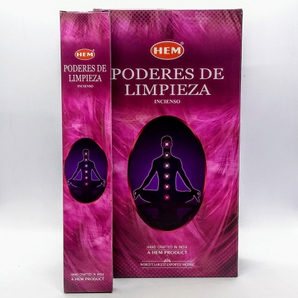 Sahumerios Hem Flat Box Cleaning Power<br/> x 12 Cajas de 12 Varillas