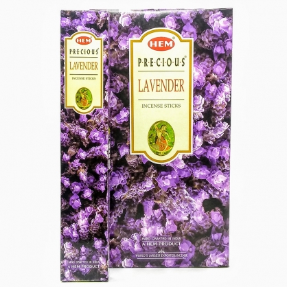 Sahumerios Hem Flat Box Precius Lavanda<br/> x 12 Cajas de 12 Varillas