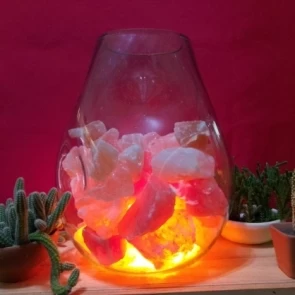 Lámparas de sal artesanales